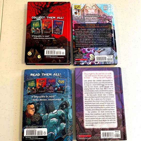 4 Last Kids on Earth Hard Cover Books - Picture 2 of 5